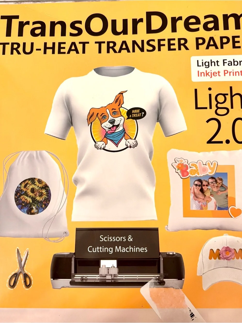 TransOurDream Tru-Heat Transfer Paper Light 2.0 - 20 Sheets